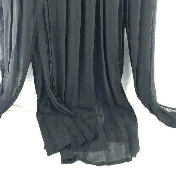 Vintage John Murrough Long Dress SMALL BLACK - Picture 8 of 8